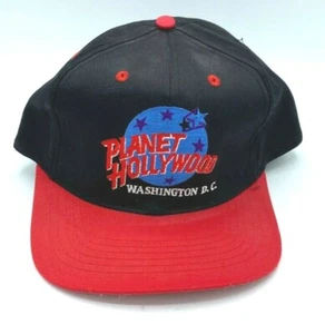Vintage 90’s Planet Hollywood Washington D.C. Adult Adjustable Snapback Hat - Picture 1 of 2