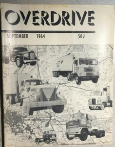 OVERDRIVE vintage Trucking Magazine September 1964 - Picture 1 of 3