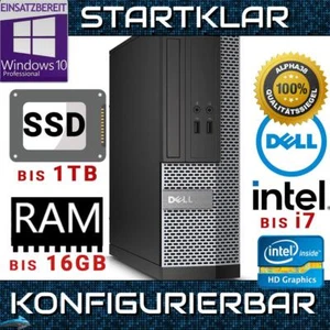 Dell Optiplex 3020 SFF SMALL PC WIN 10 INTEL CPU 4. Generation bis i7 16 GB RAM - Bild 1 von 8