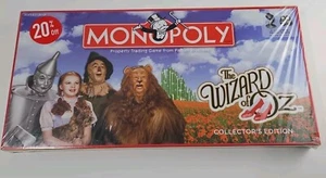 The Wizard of Oz Collector's Edition Monopoly Board Game NOS Mostly Sealed Nrfb - Picture 1 of 12