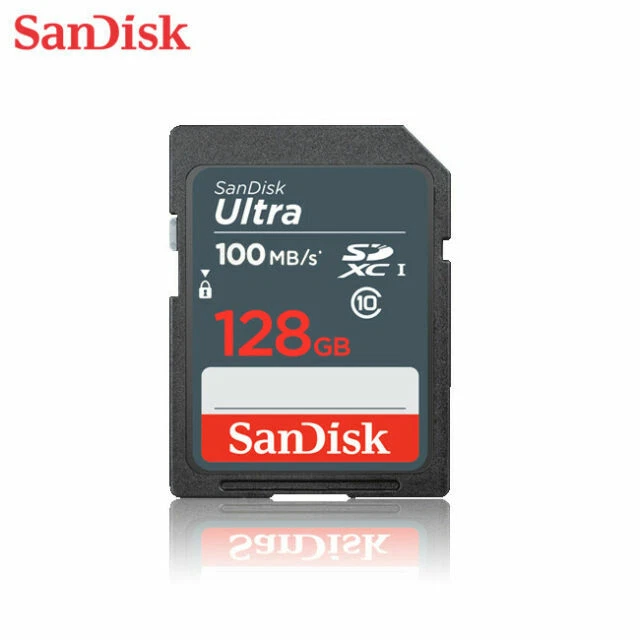 SanDisk Ultra Class 10 UHS I SD SDXC 128GB Memory Card