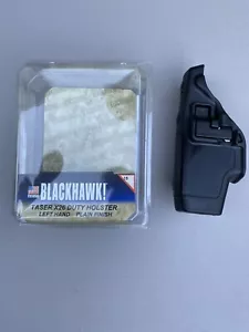 Blackhawk Taser X-26 Holster Serpa Concealment Left Hand Matte Black Police - Picture 1 of 11