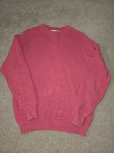 Suéter tejido gofre vintage años 90 AMERICAN EAGLE para mujer grande rosa - Imagen 1 de 6