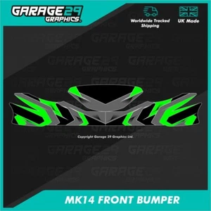 CADET KART MK14 FRONT BUMPER STICKER KIT - BANSHEE - COLOUR 3 - Picture 1 of 3