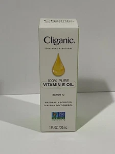 Cliganic 100% Pure Vitamin E Oil For Skin, Hair & Face - 30,000 IU, Cruelty-Free - Picture 1 of 7