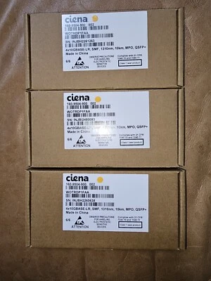 Ciena 160-9504-900 QSFP+, 4x10GBASE-LR, SMF, 1310nm, 10km, MPO - Image 1 of 3