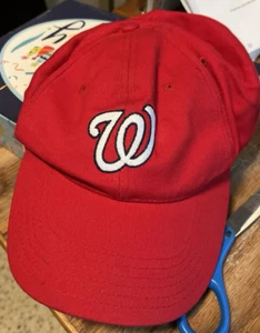 Cappello da baseball Washington Nationals MLB con licenza rosso regolabile snapback - Foto 1 di 6