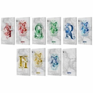 HARRY POTTER DEATHLY HALLOWS IX LEATHER BOOK CASE FOR HUAWEI XIAOMI TABLET - Picture 1 of 7