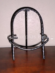 Arch Shaped 12" Tripod Metal Decorative Table Top Plate, Art, Book Display Easel - Picture 1 of 7