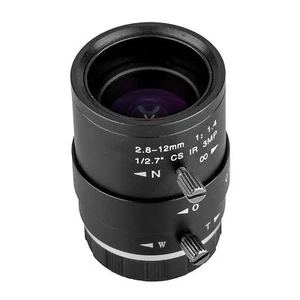 Lente Varifocal 2.8mm-12mm Montaje CS 3MP 1/2.7" F1.4 Enfoque Zoom Manual para CCTV - Imagen 1 de 7