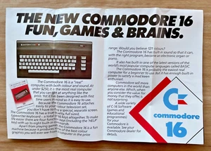 Commodore 16 Fold-Out Australian Brochure (Manufacturer of Commodore 64) - Picture 1 of 5
