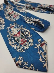Appointed Apparel Neck Tie Armor Of God Coat Of Arms Pastor Christian Church EUC - Picture 1 of 3
