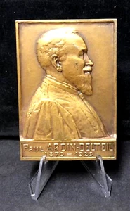 Docteur Paul ARDIN-DELTEIL faculté ALGER 1925 poinçon bronze - Picture 1 of 3