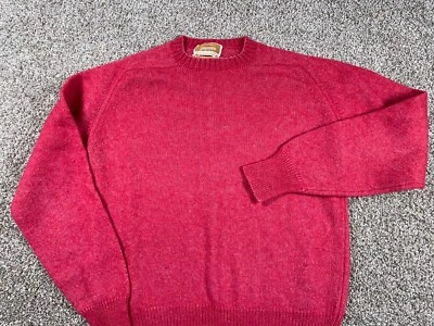 Suéter de Lana Janzten Años 70 De Colección Adulto Mediano - Grande Rojo Ligero Tumblespun Foto 1 de 4