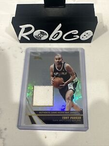 2003-04 TOPPS JERSEY EDITION JE #TP TONY PARKER GAME WORN Jersey NM