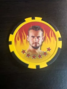 2011 Topps WWE Power Chipz #6 CM Punk - Picture 1 of 2