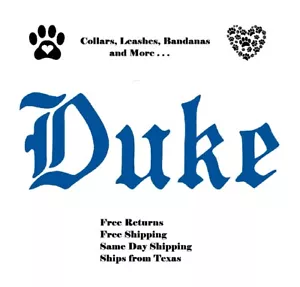 Duke Blue Devils para mascotas - collares, correas, pañuelos, dijes y más - Imagen 1 de 23