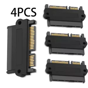 4X SAS to SATA 22-pin Male Converter SFF-8482 Female HDD Hard Drive Raid Adapter - Picture 1 of 5