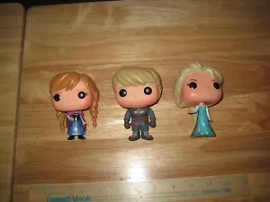 Disney Frozen Funko Pop Elsa Anna Kristoff Figuren 3 enthalten - Bild 1 von 2