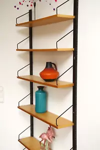 195x82 Cadovius Royal System Wall Shelf Cado Oak MODULAR SYSTEM - Picture 1 of 8