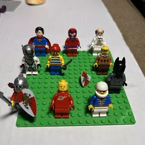 Random lego marvel, Dc, Pirate, Etc lot Of mini figures - Picture 1 of 11