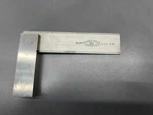 BROWN & SHARPE NO. 542 3" BEVELED EDGE SQUARE - VGC - MADE IN USA - Picture 1 of 5