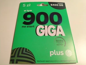 PLUS CARTE SIM POLOGNE 900Go na lata - ENVOI RAPIDE - Photo 1 sur 2
