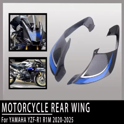 R1 Side Winglet Fixed Wing Spoilers Fairing For Yamaha YZF R1 YZF R1M 2020-2025 - Bild 1 von 4