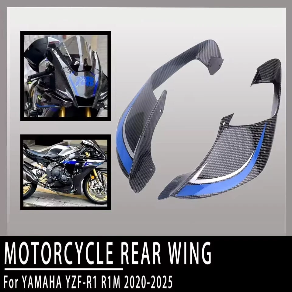 R1 Side Winglet Fixed Wing Spoilers Fairing For Yamaha YZF R1 YZF R1M 2020-2025 - Image 1 of 4