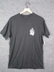 Huk Sails N Tales T-Shirt Mens Size Small Fishing NWT 2024 Black Teal - Picture 1 of 8