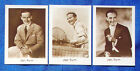 Jgo Sym 1931 Jasmatzi Hansom Film Star Cigarette Cards Lot of 3