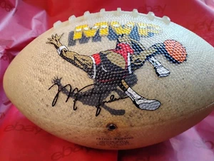 MICHAEL JORDAN SUPER RARO FOOTBALL WILSON FACSIMILE UFFICIALE AUTOGRAFO MVP 1/1 ? - Foto 1 di 4
