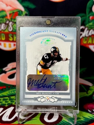 2004 Donruss Classics Mel Blount Auto /25 Platinum #131 - Image 1 of 2