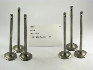 1935-1936 Pontiac NOS 6 cylinder intake valves 497092 - Picture 1 of 4