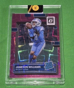 2022 Panini Donruss Optic Pink Velocity Rated Rookie Jameson Williams /79 - Bild 1 von 4