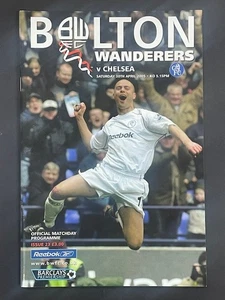 2004/05 BOLTON WANDERERS V CHELSEA 30-04-2005 PREMIER LEAGUE - Picture 1 of 1