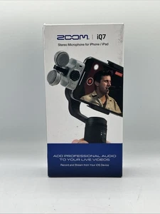 Zoom iQ7 Mid-Side Stereo Microphone With iOS Lightning Connector - Open Box - Picture 1 of 5