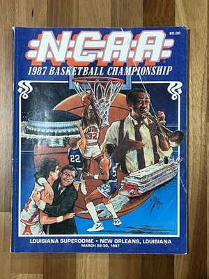 1987 NCAA Final Four event program, New Orleans, LA - Image 1 of 4
