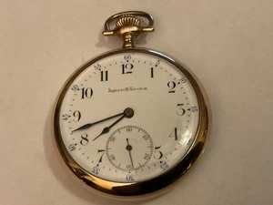 Reloj Bolsillo Ingersoll Trenton 19J adj 5 pos 16s Todo Original YGF Super Watch - Imagen 1 de 7