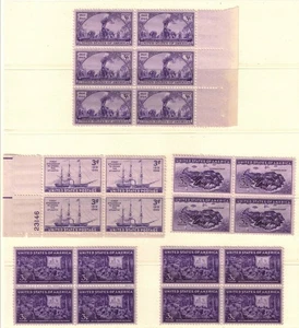US Scott #922, 923, 925, 926 Blöcke, postfrisch, NH - Bild 1 von 1