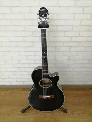 Aria Fet-500Ebks Acoustic Electric Guitar Safe delivery from Japan - Image 1 of 4