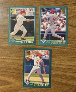 2001 Topps Philadelphia Phillies 3 Card Lot - Picture 1 of 2