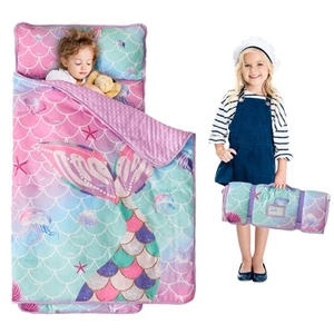Nap Mats for Daycare Preschool Nap Mat for Toddlers Girls Kids Sleeping Bag w... - Picture 1 of 7