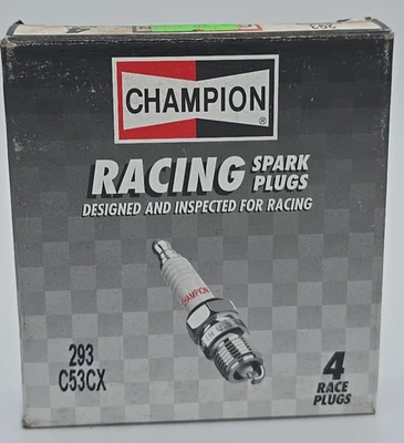 Four 4 Packs Of Spark Plug C53CX Stock # 293 " 16Plugs Total " Racing Plug - Image 1 of 4