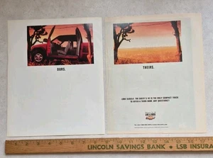 Chevrolet S-10 1996 Double Page Magazine Print Ad 17.5" x 11" Vintage Third Door - Picture 1 of 4