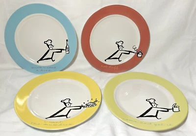 Ensalada Rosanna Chefs to Go - Postre - Juego de 4 platos de almuerzo de 8" Foto 1 de 4