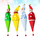  4 Pcs M Wooden Child Doll Playsets Toys for Kids Hand Puppet