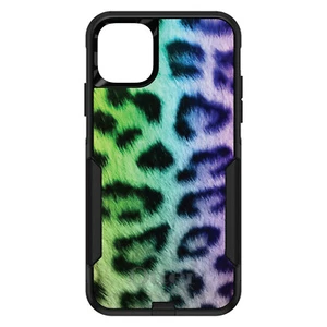 OtterBox Commuter für Apple iPhone (Modell auswählen) Regenbogen Leopard Gepard Fell Druck - Bild 1 von 23