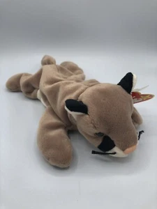 Ty Beanie Babies Canyon Mountain Lion 1998 PE Pellets De Colección Años 90 Bebé Animal Juguete - Imagen 1 de 14
