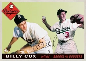 Billy Cox - Brooklyn Dodgers - 1955 Style Custom Card - Picture 1 of 2
